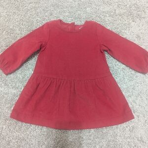 Primary Red Corduroy Dress